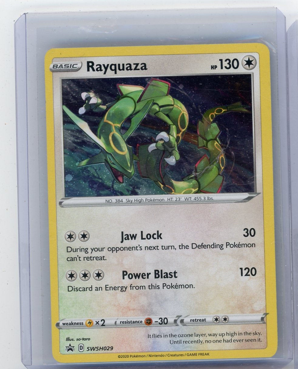 Rayquaza 2020 Pokemon Black Star Promo #SWSH029