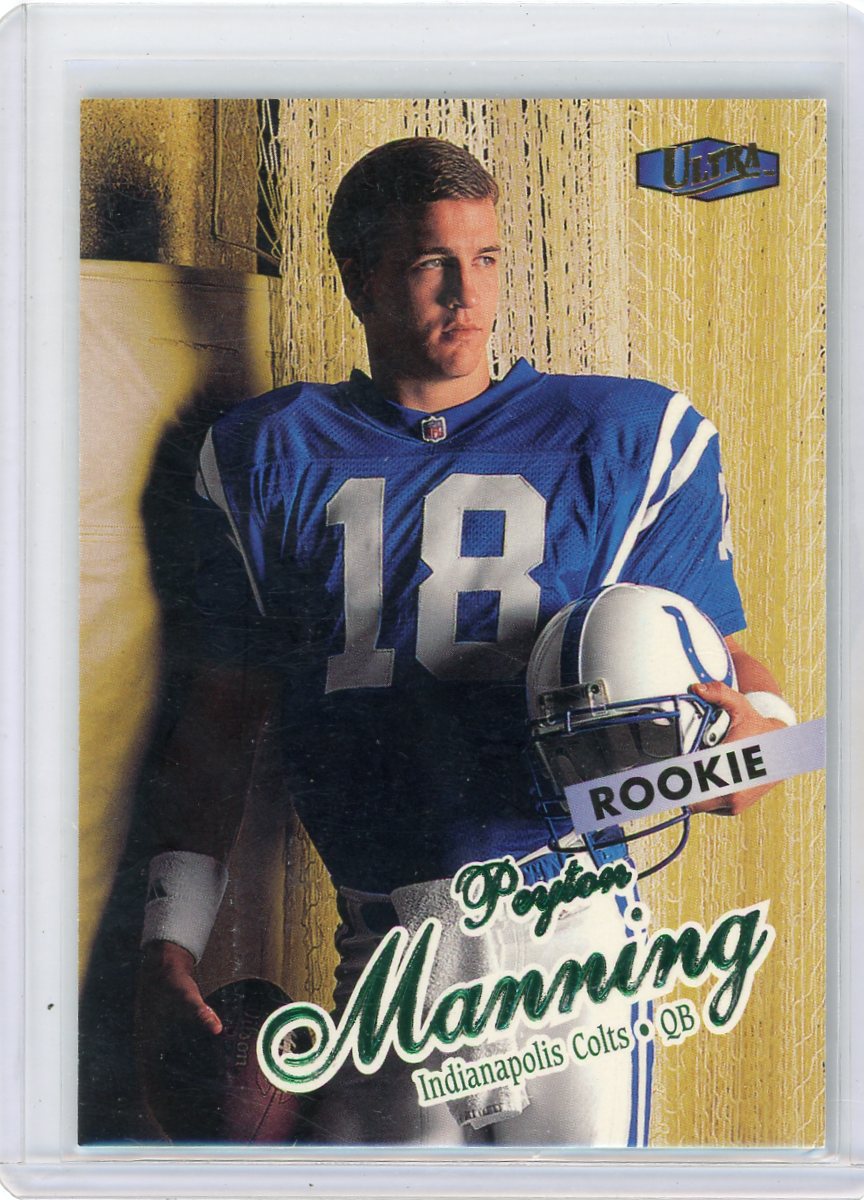 Peyton Manning 1998 Fleer Ultra rookie card
