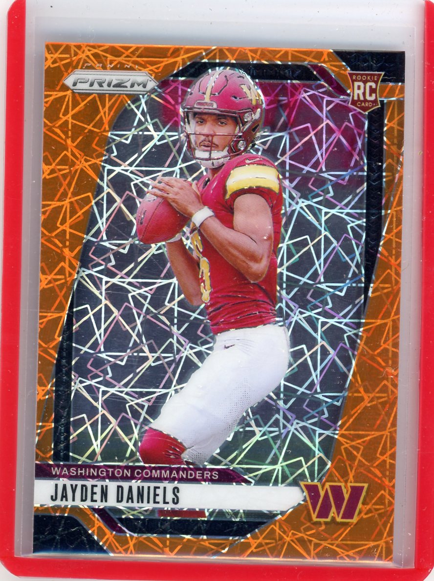 Jayden Daniels 2024 Panini Prizm Lazer Rookie Card