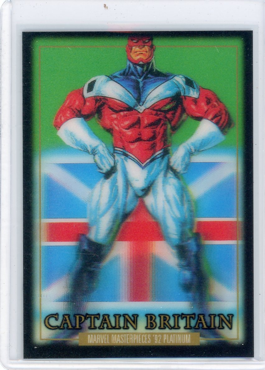 Captain Britain 2024 Marvel Masterpieces '92 Platinum Lenticular #15