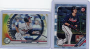 Drew Waters 2-card lot (/50 BC, /499 Bowman)