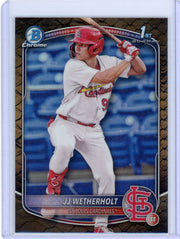 JJ Wetherholt 2025 Bowman Chrome Reptilian Refractor Prospects