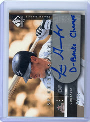 Luis Gonzalez 2003 Upper Deck SP Authentic Chirography autograph #'d 04/25 "D-Backs Champs" inscribed