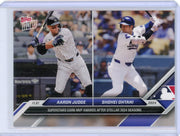 Aaron Judge Shohei Ohtani 2024 Topps NOW MVP #OS-JO
