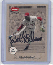 Bob Gibson 2001-02 Fleer Greats autograph