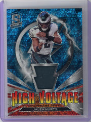 Jalen Hurts 2021 Panini Spectra High Voltage relic #'d 14/60