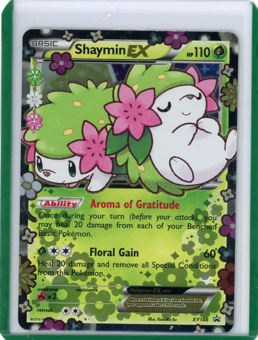 Shaymin EX Pokémon XY Black Star Promo #XY148