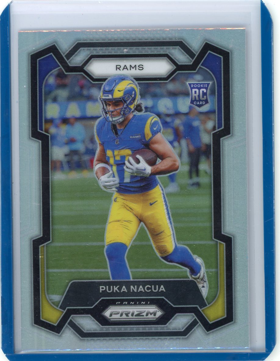 Puka Nacua 2023 Panini Prizm Silver Rookie Card #357