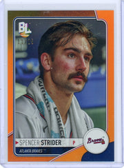 Spencer Strider 2023 Topps Big League orange foil #'d 11/25