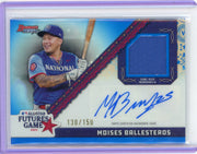 Moises Ballesteros 2024 Bowman's Best Futures Game autograph relic blue ref. #'d 130/150