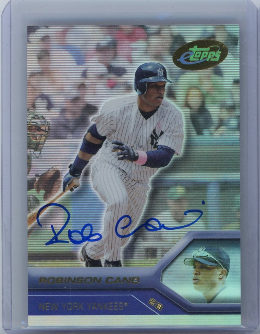 Robinson Cano 2005 E-Topps autograph