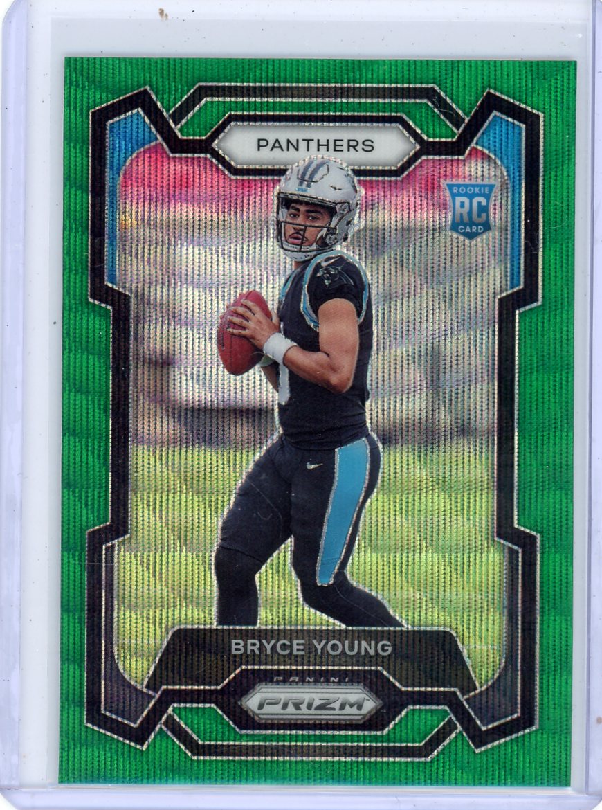 Bryce Young 2023 Panini Green Wave Prizm RC