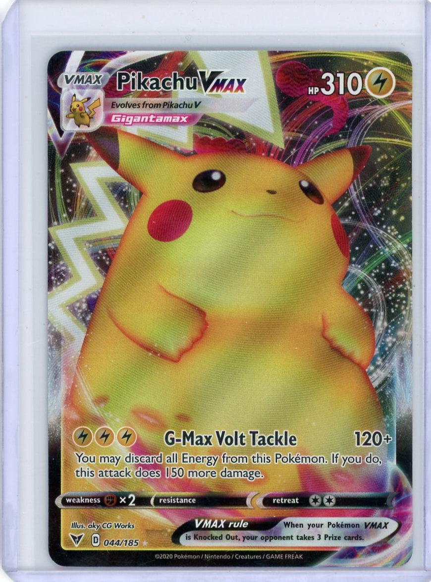 Pikachu Vmax Pokémon Vivid Voltage Ultra-Rare #044/185