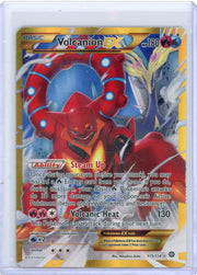 Volcanion EX Pokémon XY Steam Siege Gold Secret Rare #115/114