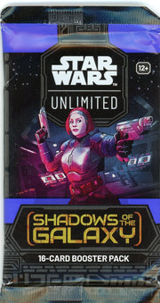 Star Wars Unlimited Shadows of the Galaxy booster pack