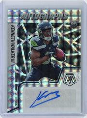 Kenneth Walker 2022 Panini Mosaic Rookie Autograph
