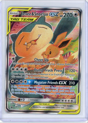 Eevee & Snorlax GX Pokémon Black Star Promo Alternate Full-Art #SM169