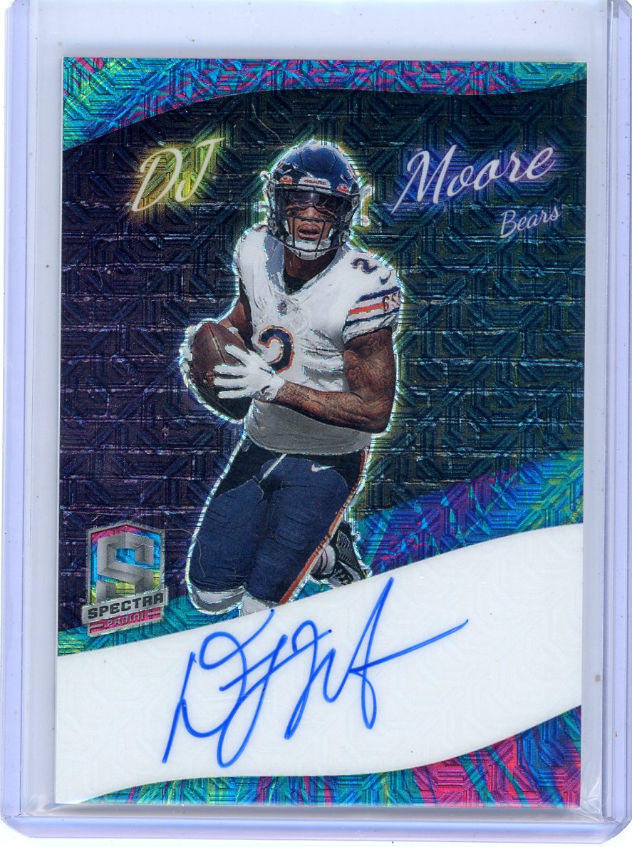 DJ Moore 2023 Panini Spectra Colorgraphs Autograph Meta #'d 19/25