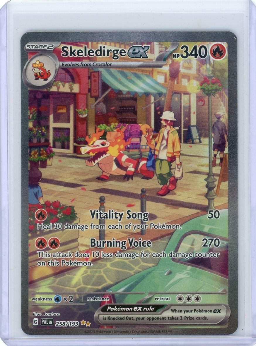 Skeledirge ex Pokémon Paldea Evolved Special Illustration Rare #258/193