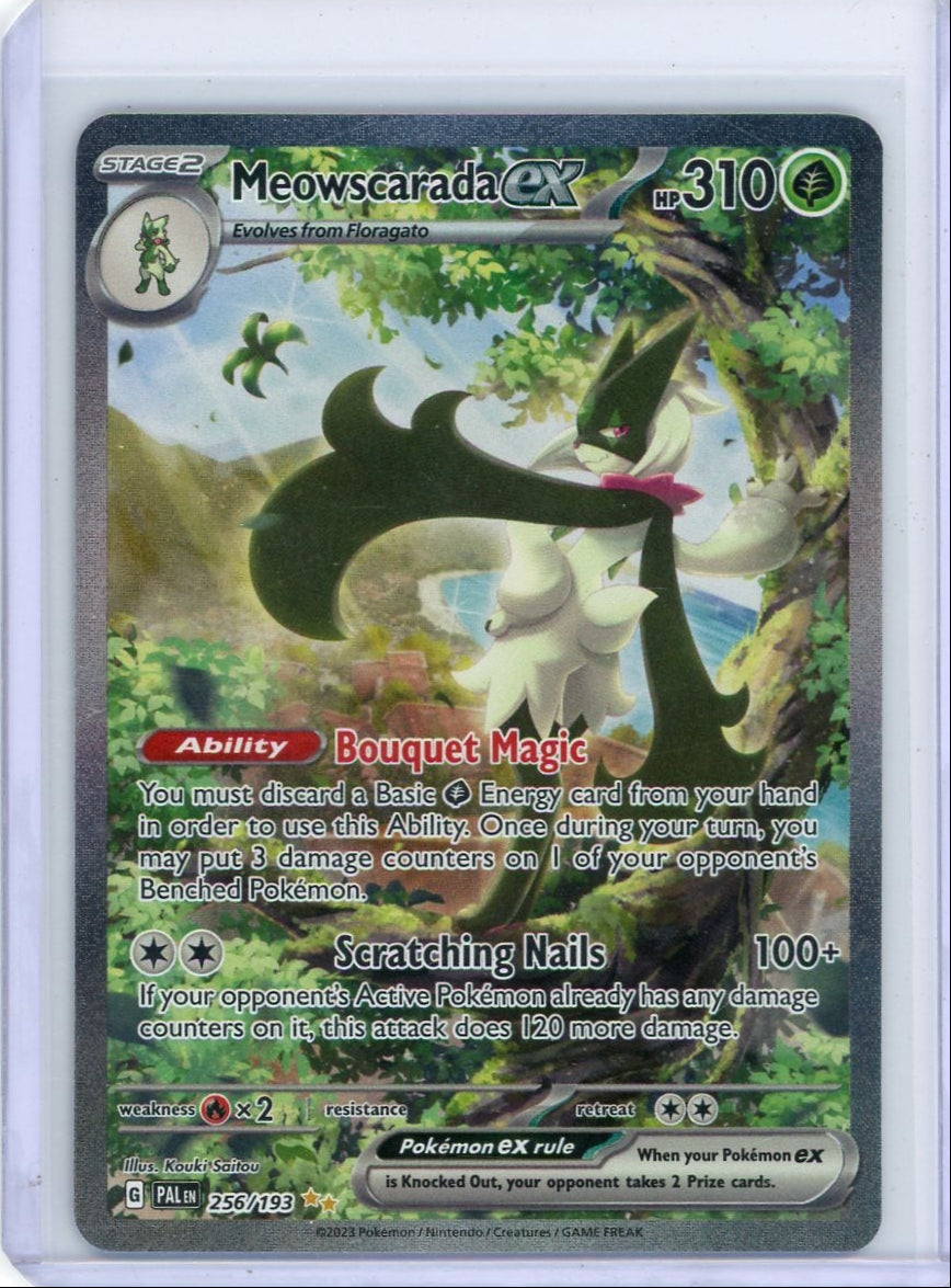 Meowscarada ex Pokémon Paldea Evolved Special Illustration Rare #256/193