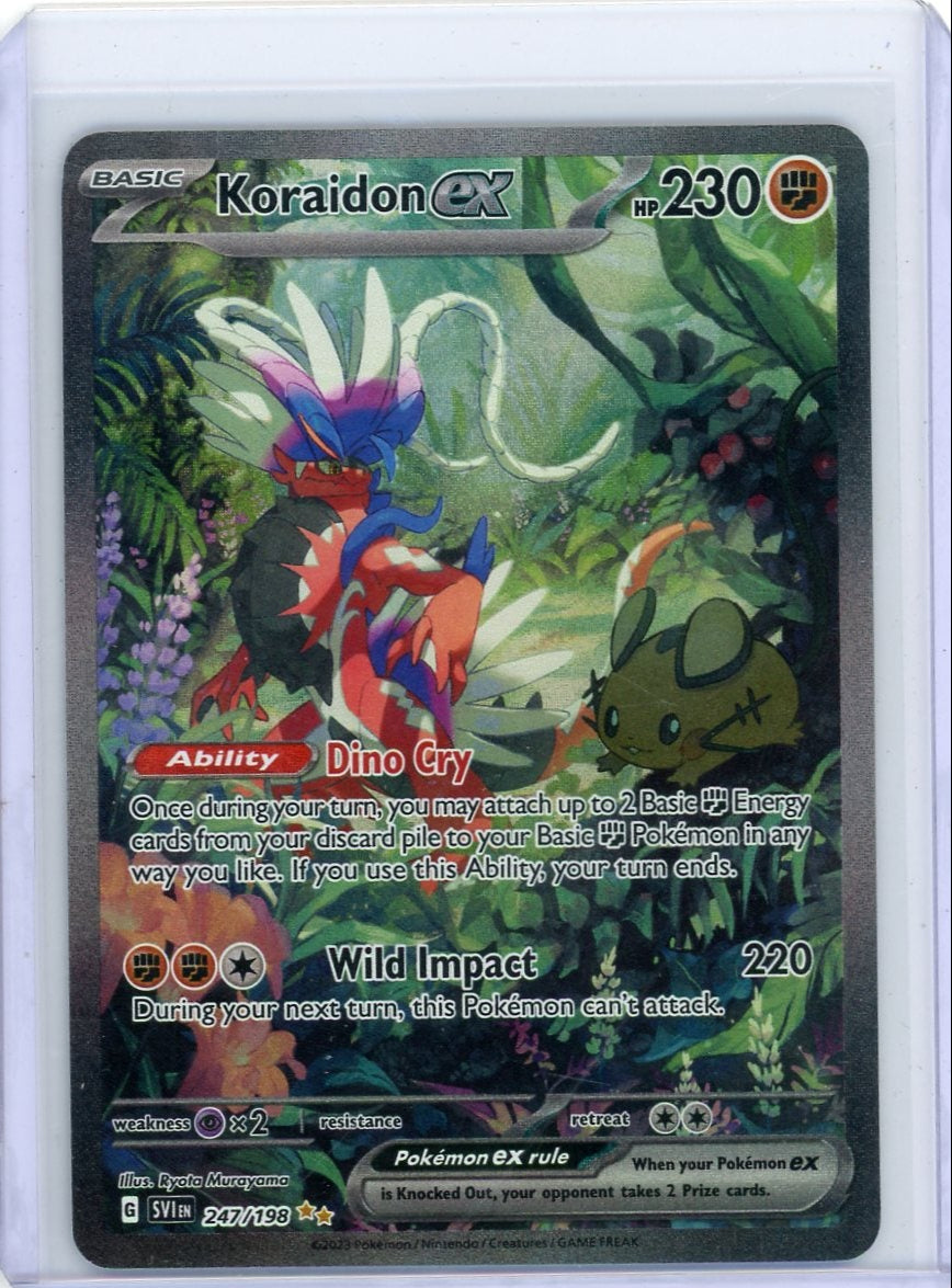 Koraidon ex Pokémon Scarlet & Violet Special Illustration Rare #247/198