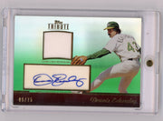 Dennis Eckersley 2011 Topps Tribute Autograph Relic Green #'d 06/75