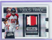 Andre Johnson 2009 Panini Absolute Tools of the Trade auth. game-used relic #'d 17/50