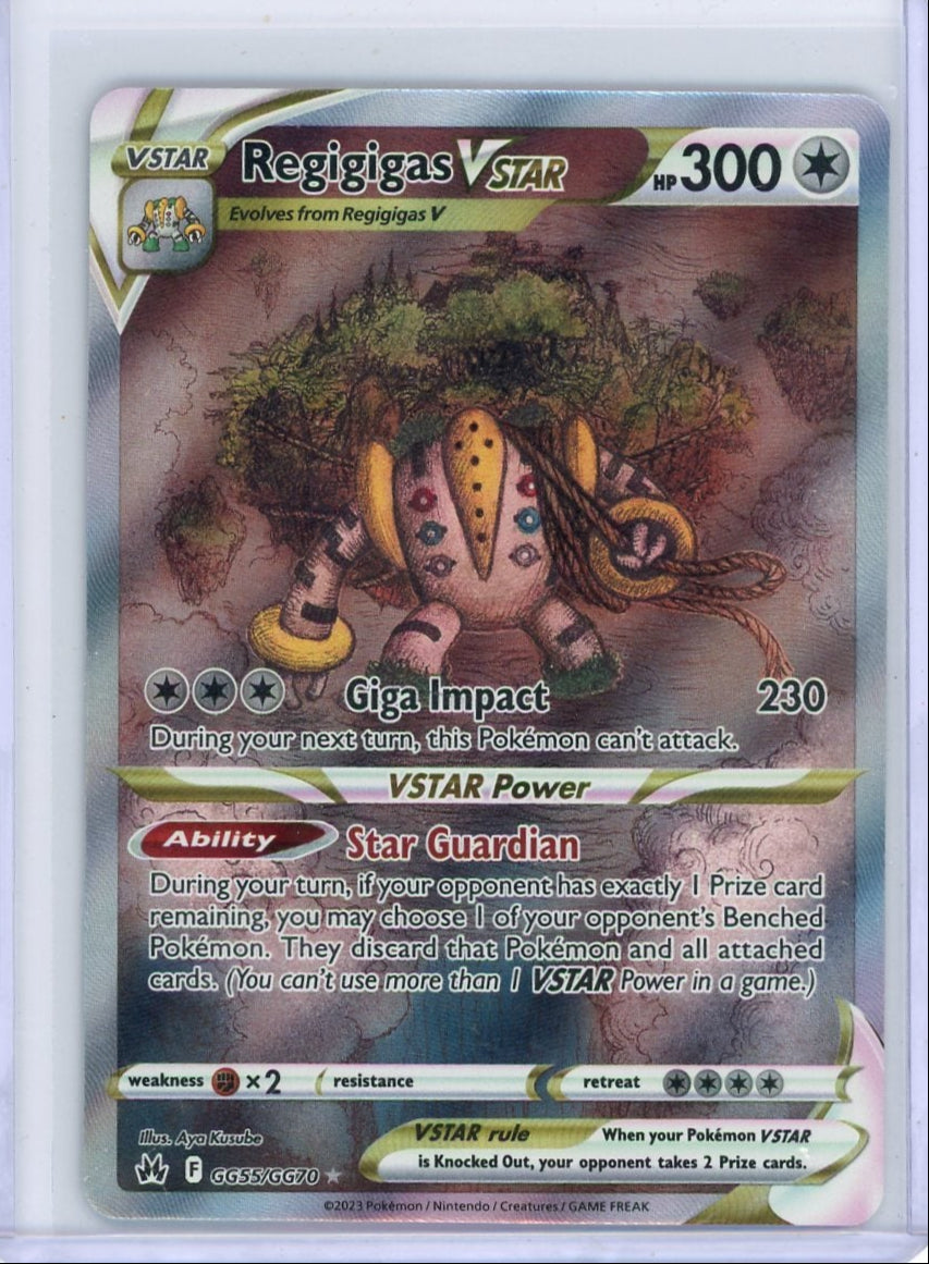 Regigigas Vstar Pokémon Crown Zenith Galarian Gallery #GG54/GG70