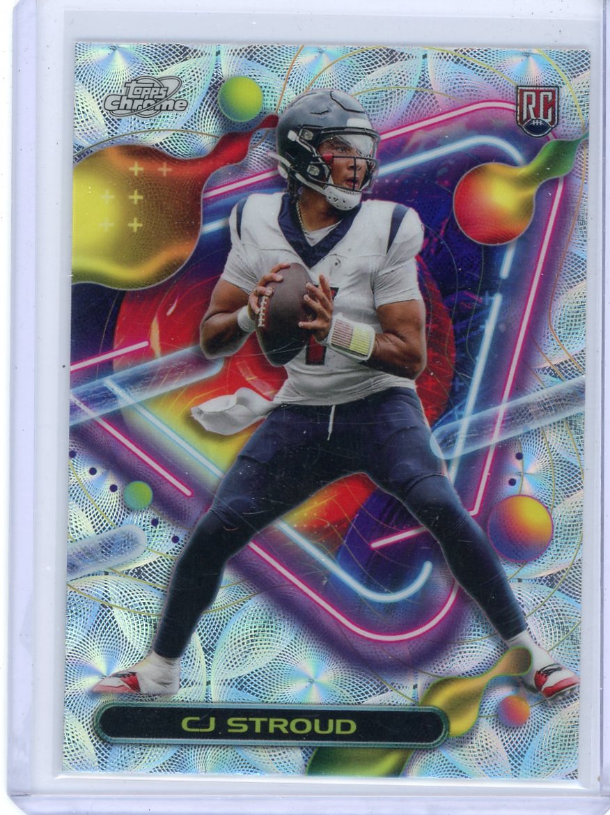 CJ Stroud 2023-24 Topps Composite Nucleus refractor rookie card