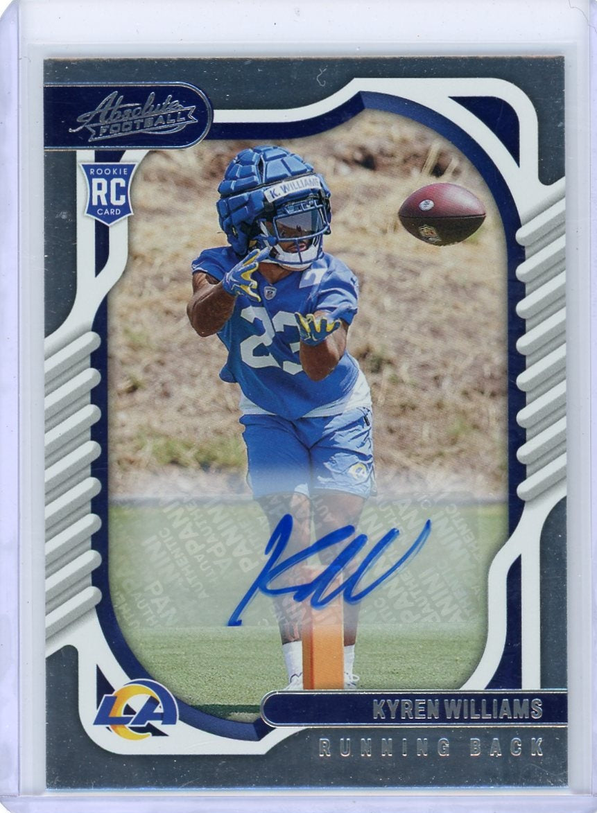 Kyren Williams 2022 Panini Absolute Rookie Autograph