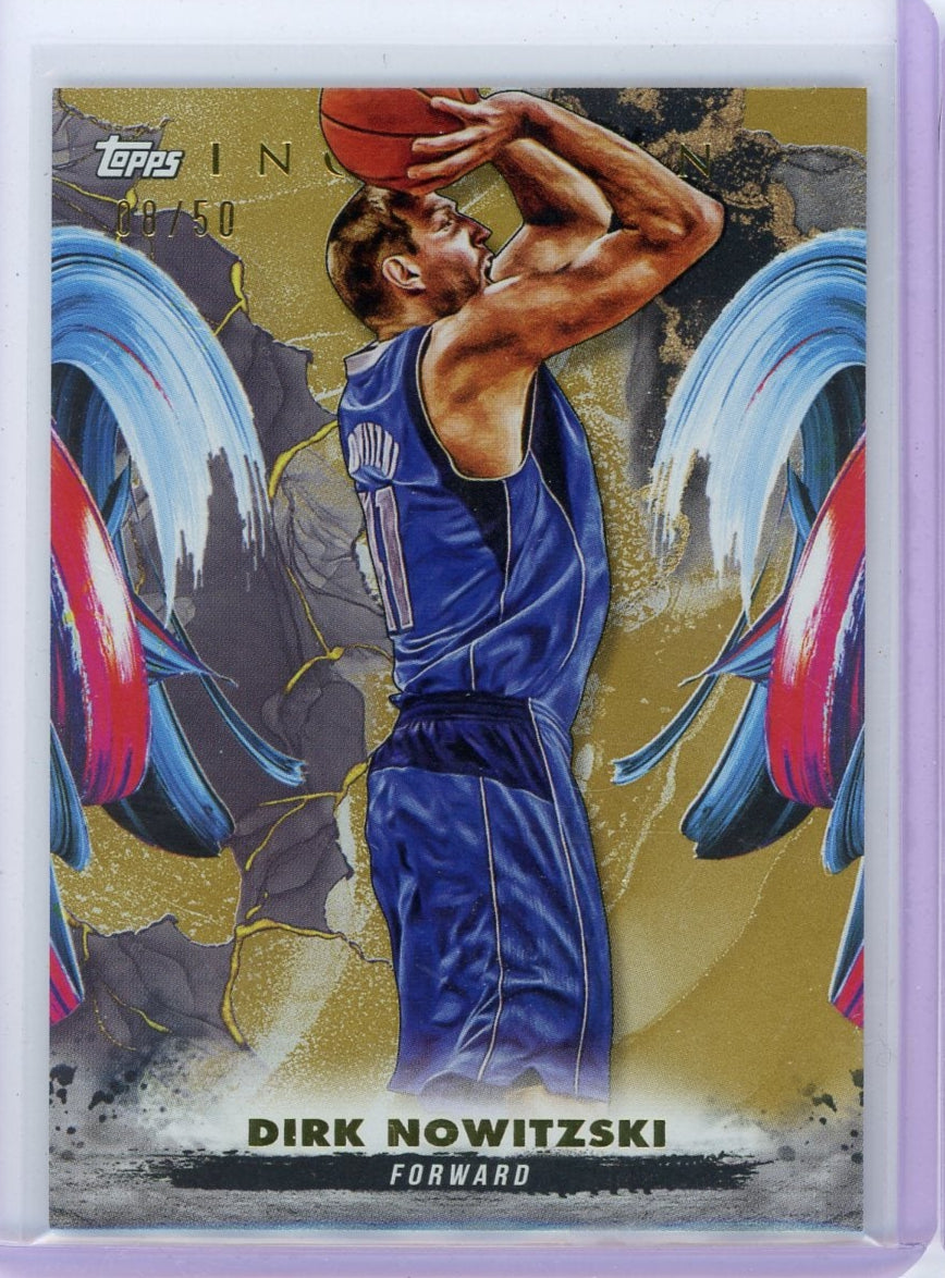Dirk Nowitzki 2024-25 Topps Inception gold #'d 08/50