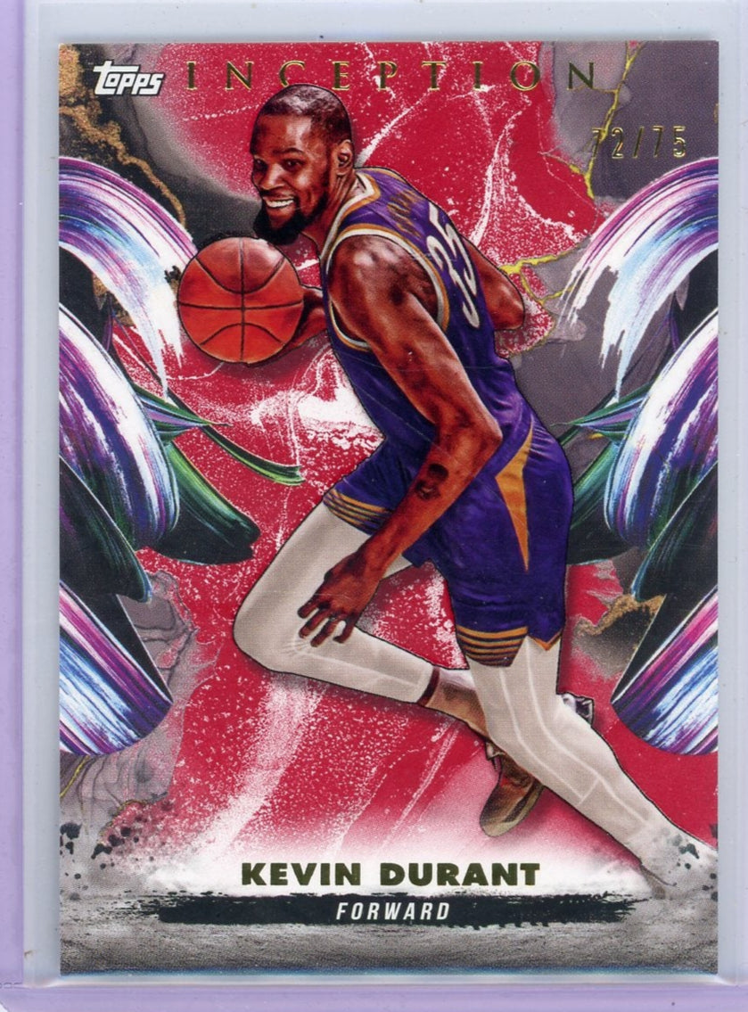 Kevin Durant 2024-25 Topps Inception red #'d 72/75