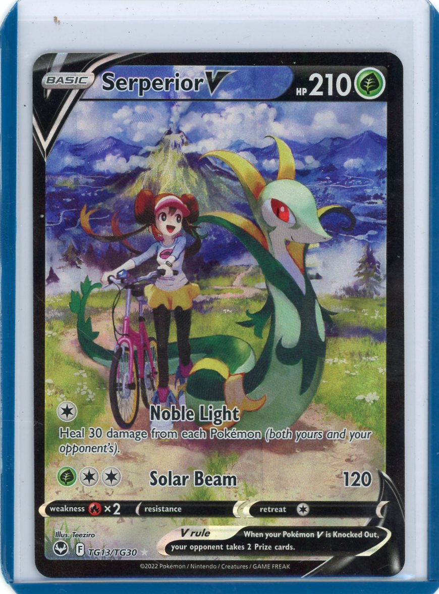 Serperior V 2022 Pokemon Silver Tempest Trainer Gallery #TG13/TG30