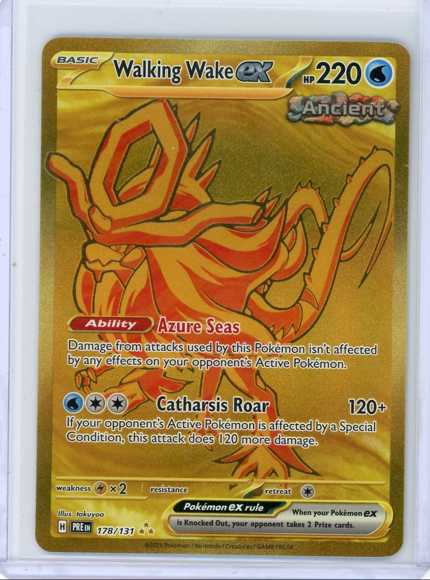 Walking Wake ex Pokémon Prismatic Evolutions Hyper Rare #178/131