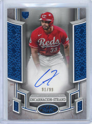 Christian Encarnacion-Strand 2024 Topps Tier One Break Out autograph rookie card #'d 91/99