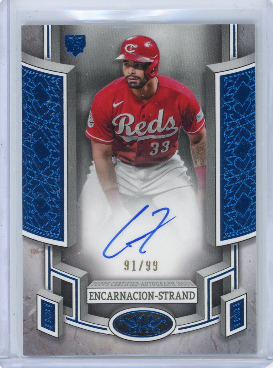 Christian Encarnacion-Strand 2024 Topps Tier One Break Out autograph rookie card #'d 91/99