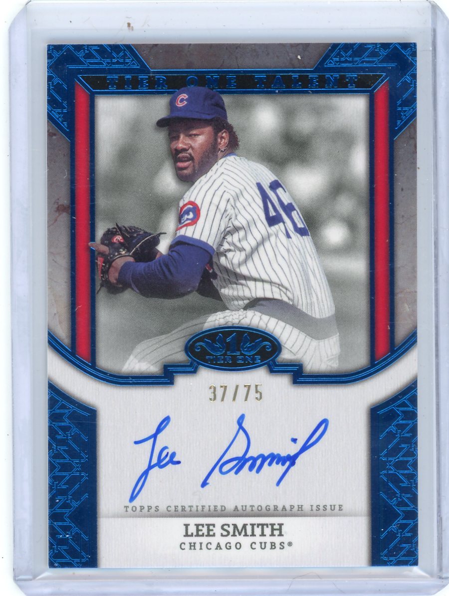 Lee Smith 2024 Topps Tier One Tier One Talents autograph #'d 37/75
