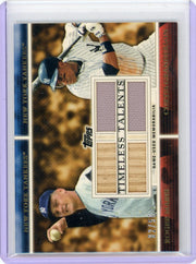 Roger Maris Curtis Granderson 2012 Topps Timeless Talents dual bat/jersey relic #'d 02/50