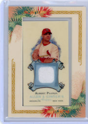 Albert Pujols 2006 Topps Allen & Ginter Mini Frame jersey relic