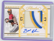 Brock Wilken 2024 Panini Flawless Prospect RPA gold #'d 03/10