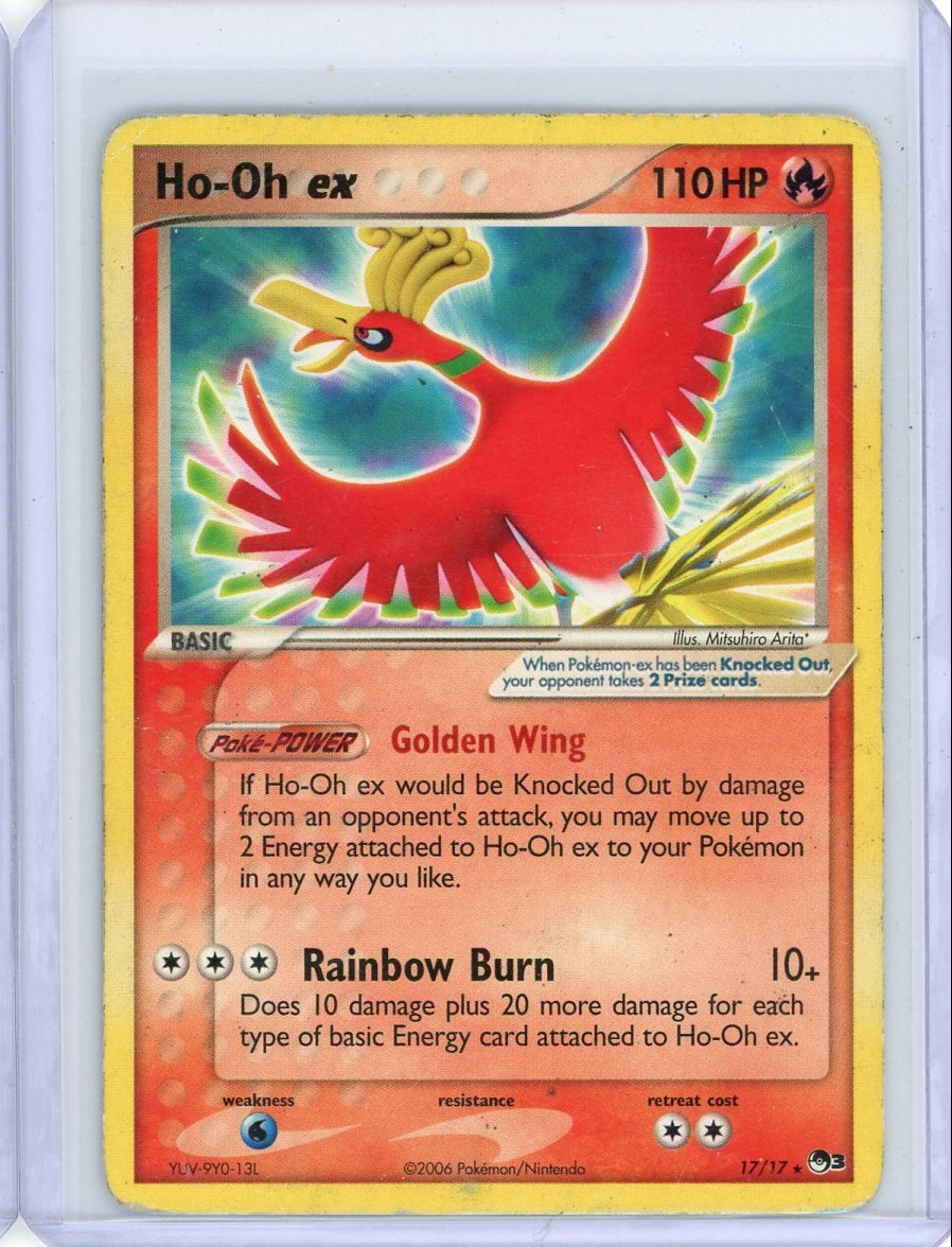 Ho-Oh ex Pokémon Pop Series 3 Non-Holo #17/17 (DMG)