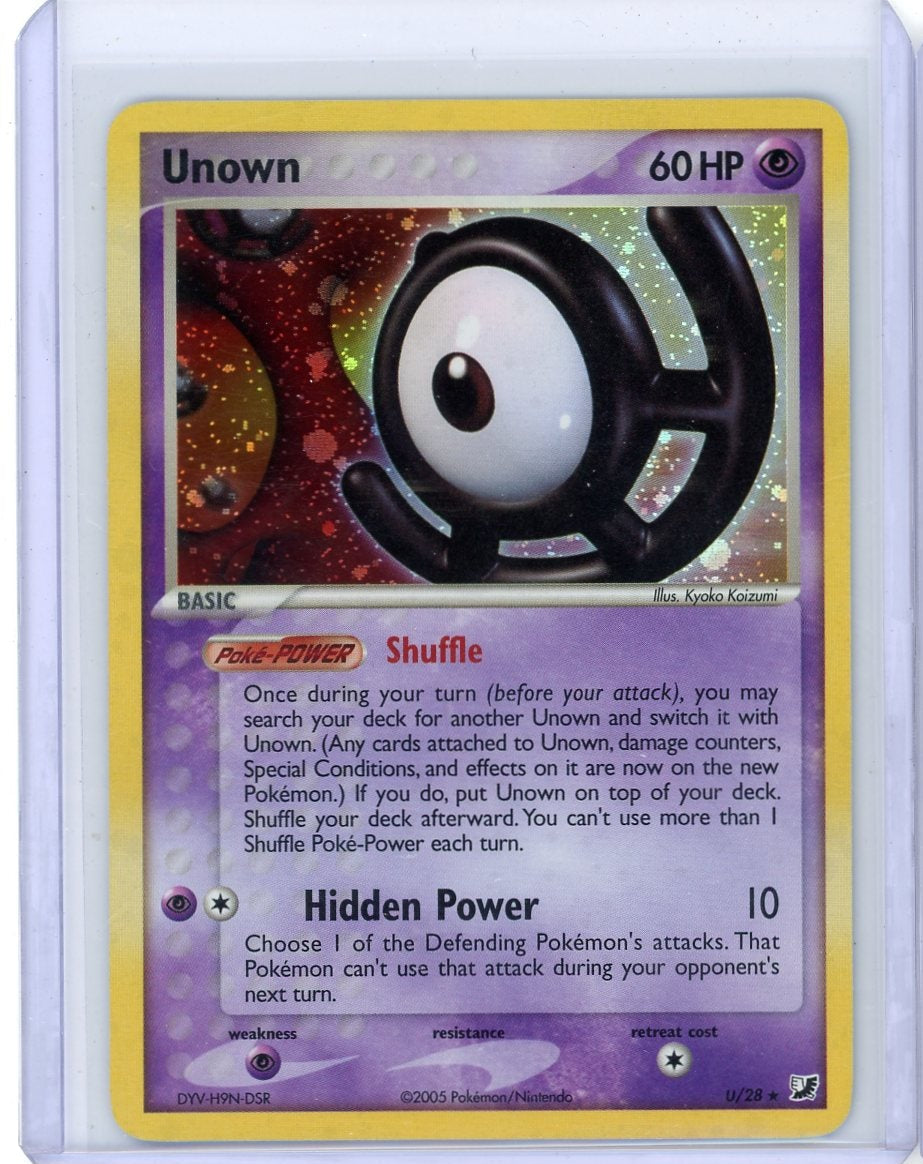 Unown Pokémon Unseen Forces Holo #11/28 (U)