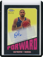 Obi Toppin 2023 Topps Chrome Basketball 1972 Autograph Black #'d 06/10
