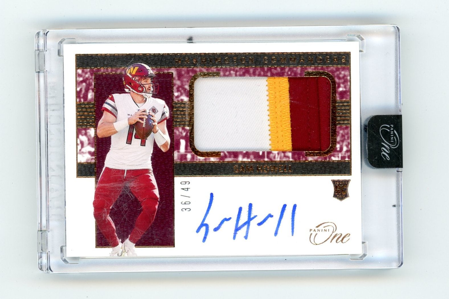 Sam Howell 2022 Panini One RPA #'d 36/49