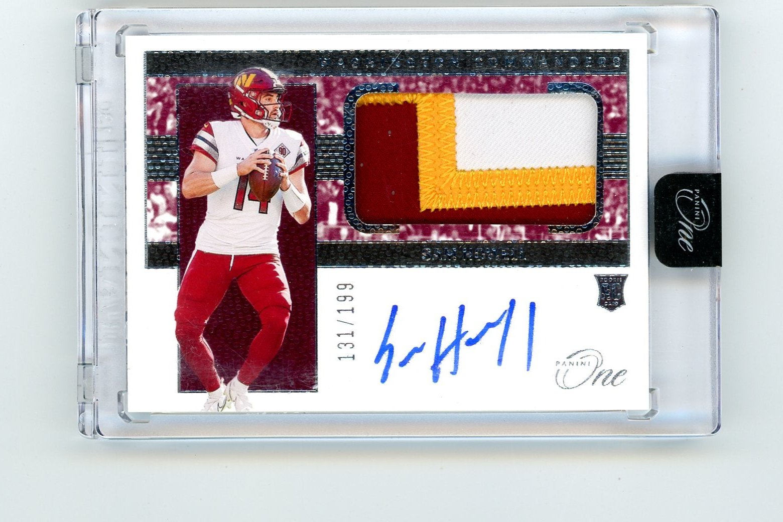 Sam Howell 2022 Panini One RPA #'d 131/199