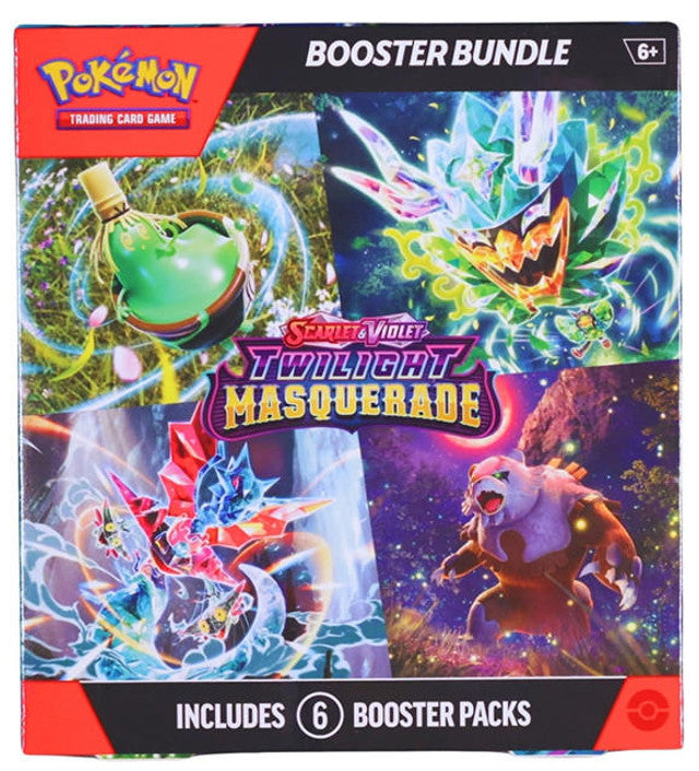 twilight.masquerade booster box Pokemon Scarlet & Violet Twilight Masquerade Booster Bundle main image 1