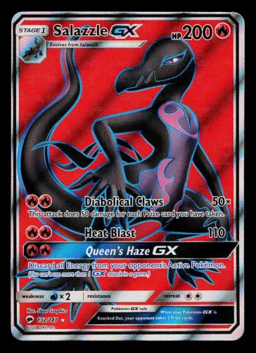Salazzle GX 2017 Pokemon rare holo 132/147