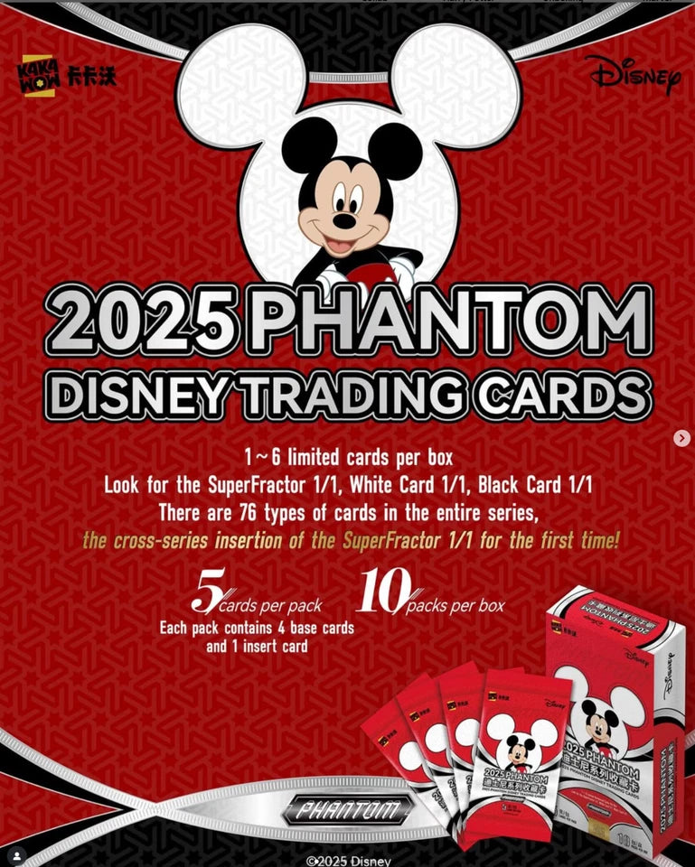 2025 Kakawow Phantom Disney 10 Box Case
