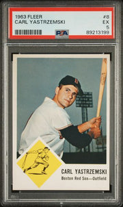 Carl Yastrzemski 1963 Fleer #8 PSA 5