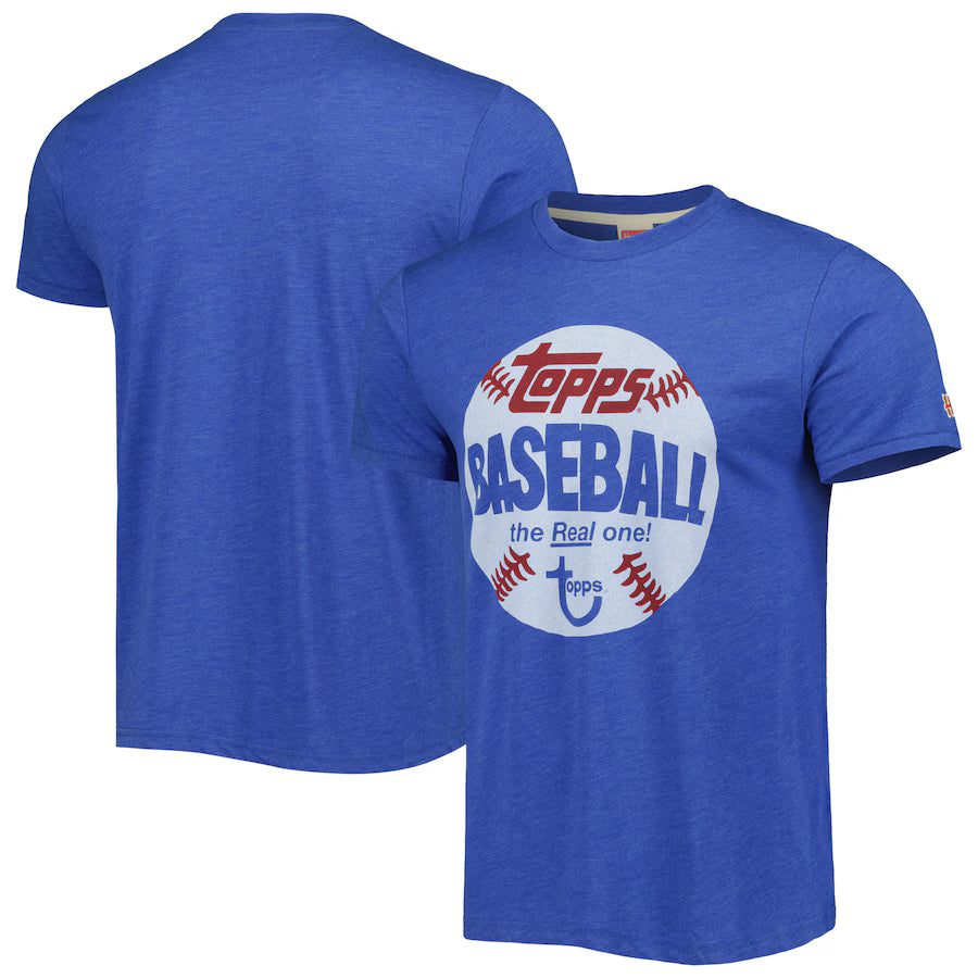 Piece of the Game Navy Blue Homage T-Shirt / Topps 1981 Homage T-Shirt Blue